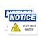 Signmission Hot Surface Sign, 7 in H x 10 in W, Plastic, Very Hot Water OS-2PACK-NS-P-710-L-18874 - alternate 1